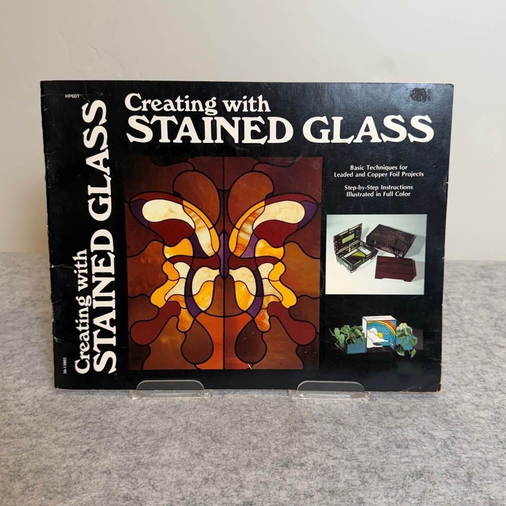 Creating with Stained Glass by James E. Gick‎ Vintage Instruction Booklet 1976